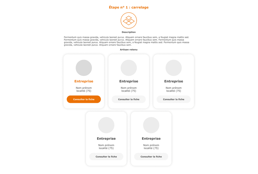 Hero section demo image showing interface components